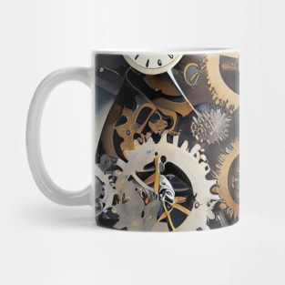 Chrono Canvas - Artistry of Watch Gears and Hands Mug